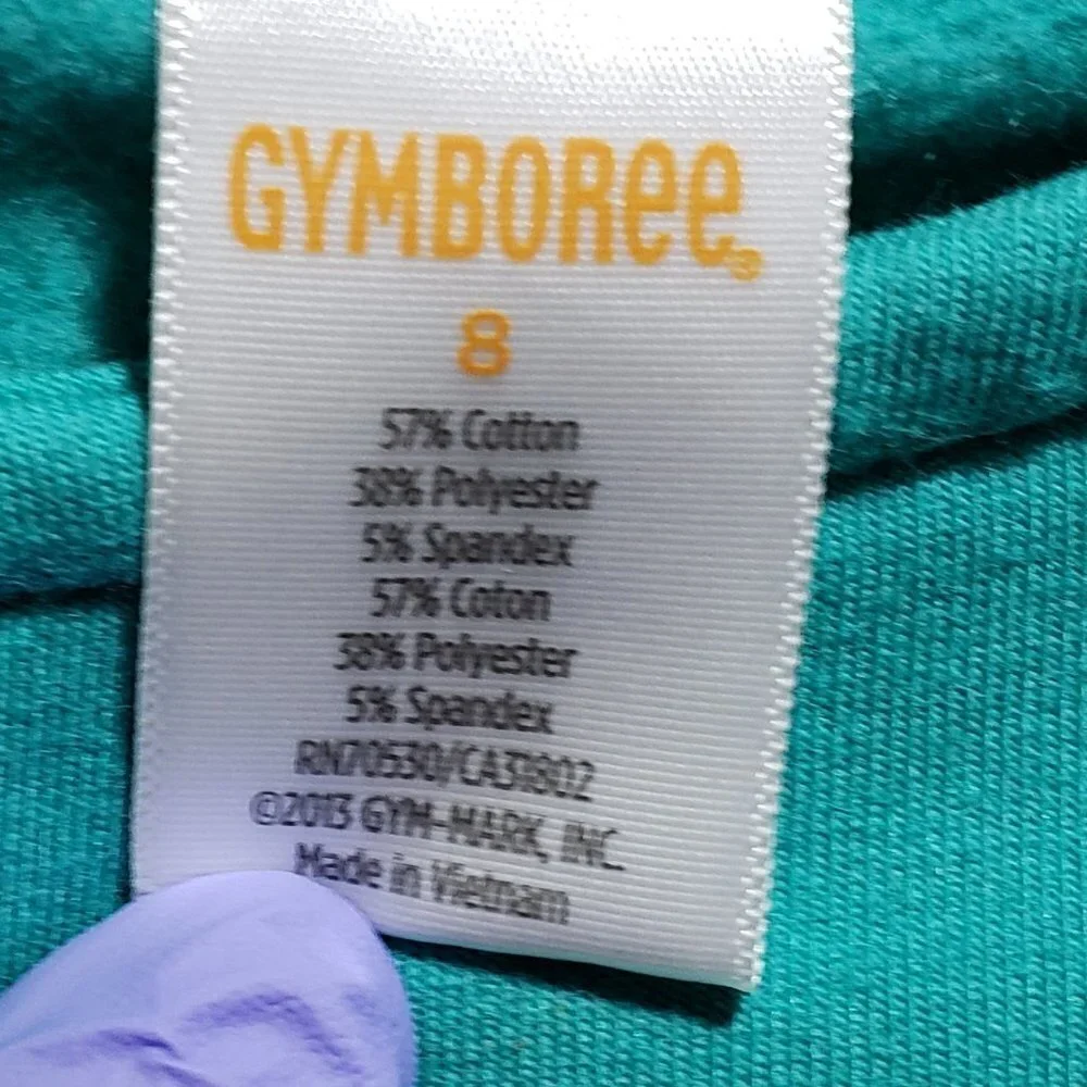Gymboree Girls’ Size 8 Colorful Long Sleeve Dress – Button Back Design